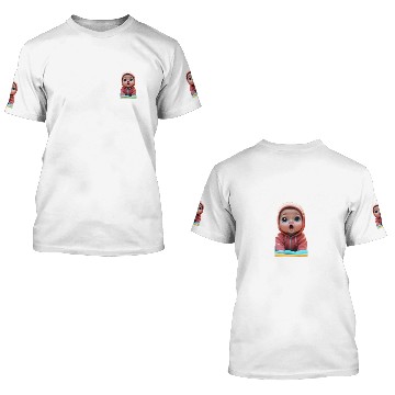 Discover Scream as a cute baby removebg preview 3D T Shirts