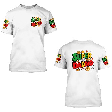 Discover Super Daddio 3D T Shirts