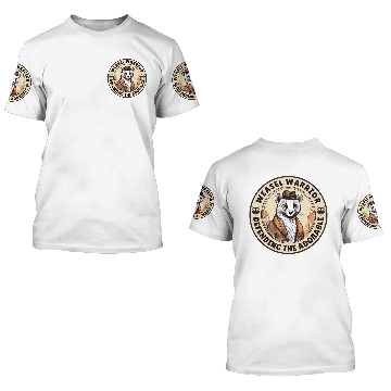 Discover Weasel Warrior 3D T Shirts