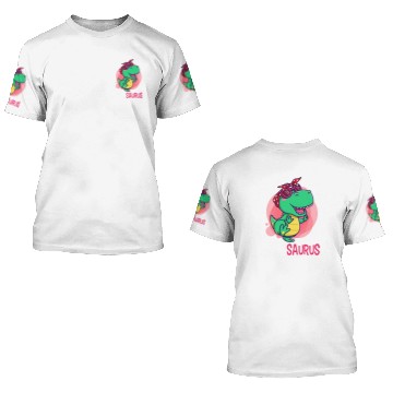 Discover mom mamasaurus 3D T Shirts