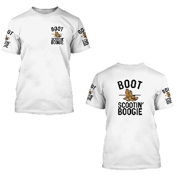 Discover Boot Scootin' Boogie Funny Country Music Yeehaw 3D T Shirts