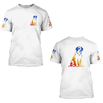 Discover Saint Bernard dog 3D T Shirts