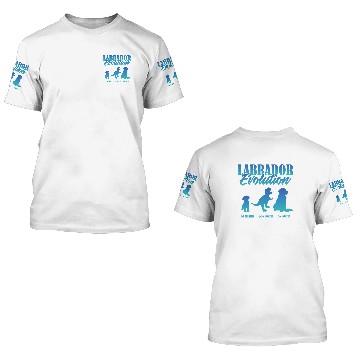 Discover LABRADOR EVOLUTION Labrador Dog Owner Funny 3D T Shirts