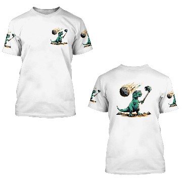 Discover Dinosaur T Rex Selfie Novelty 3D T Shirts