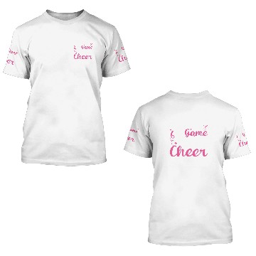 Discover Tackling This Game One Cheer At A Time for a 3D T Shirts