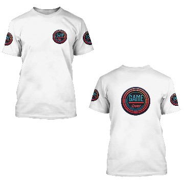 Discover game over 3D T Shirts