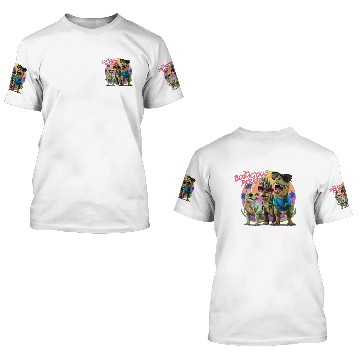 Discover The Bodacious Period - Bold Retro Design 3D T Shirts