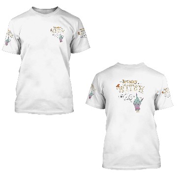 Discover 27th Birthday Witch Funny HallowQueen Trick or 3D T Shirts
