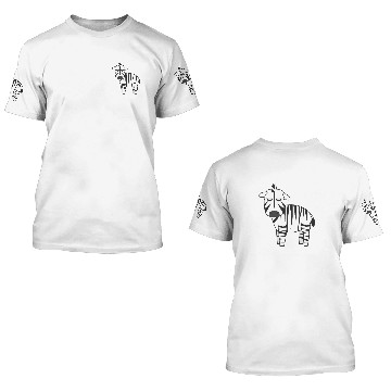 Discover Grumpy Zebra 3D T Shirts