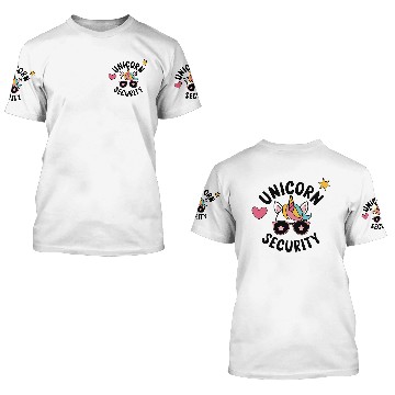 Discover Unicorn Security 3D T Shirts