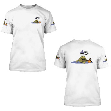 Discover Halloween Witch Turtle Ghost Costume Funny 3D T Shirts