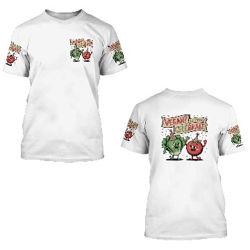 Discover Vegan Lettuce Celebrate Cool Trend 3D T Shirts