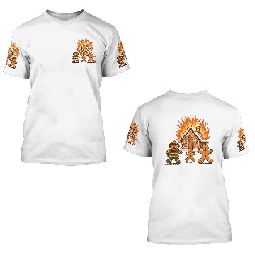 Discover Gingerbread Emergency 3D T Shirts