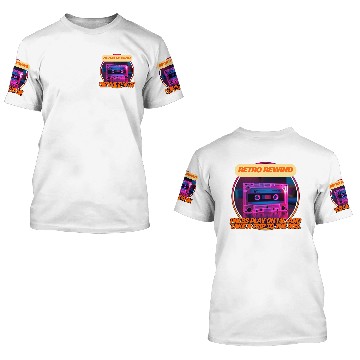 Discover Retro Rewind To 90s 3D T Shirts