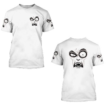 Discover Nosferatu Vampire Face 3D T Shirts