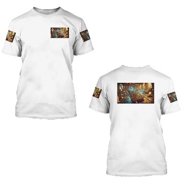 Discover Spell Book 3D T Shirts