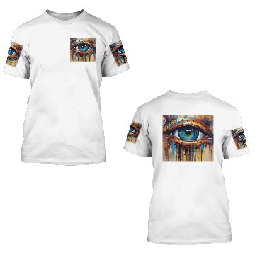 Discover I am here - abstract 3D T Shirts