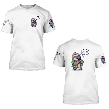 Discover Hawaiian Singing Sloth 3D T Shirts
