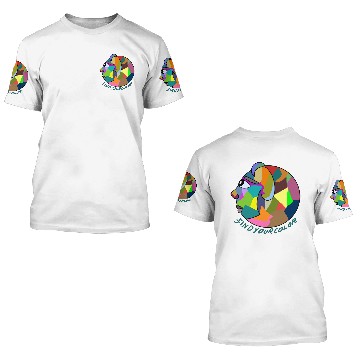 Discover Find Your Color – Mosaic Face Design 3D T Shirts