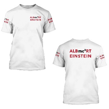 Discover Albert Einstein Red 3D T Shirts
