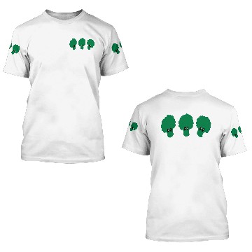 Discover 3 broccoli vector art 3D T Shirts