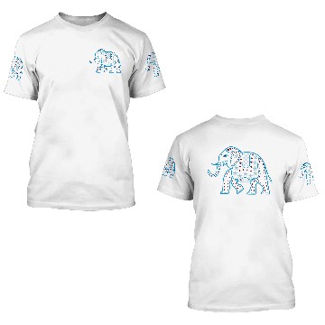 Discover Indie Pop Elephant 3D T Shirts