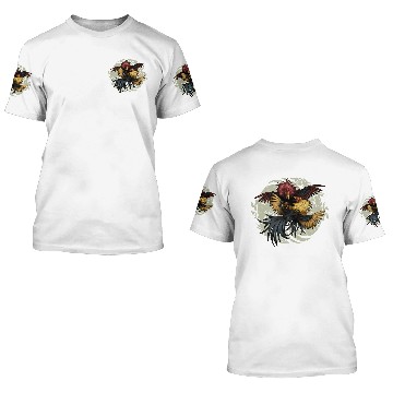 Discover Ying Yang Gallos by Rollinlow 3D T Shirts