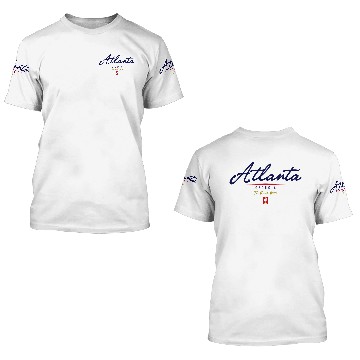 Discover Atlanta Script 3D T Shirts