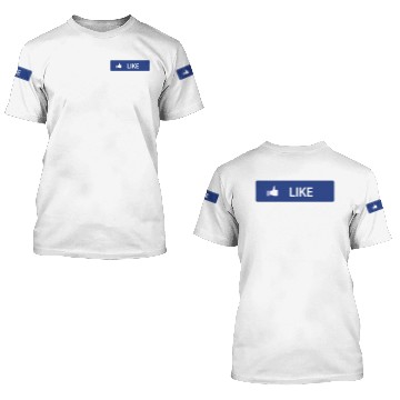 Discover Facebook Like 3D T Shirts