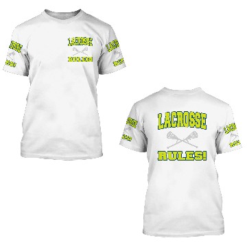Discover Lacrosse Rules 3D T Shirts