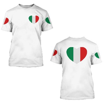 Discover I love Italy 3D T Shirts