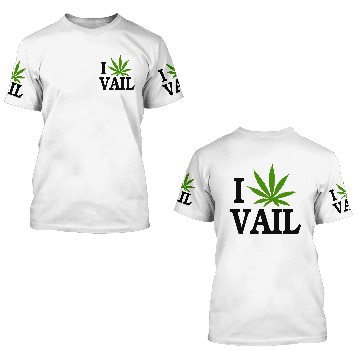 Discover I Love Marijuana Vail Colorado 3D T Shirts