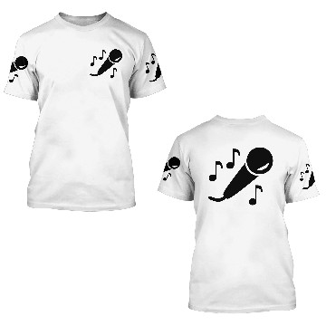 Discover Microphone 3D T Shirts