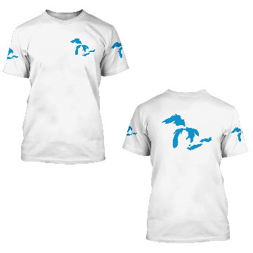 Discover Great Lakes 3D T Shirts