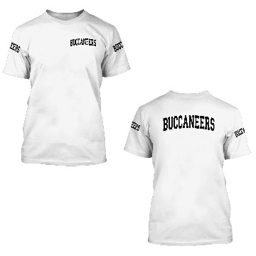 Discover Buccaneers-block 3D T Shirts