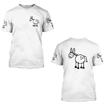 Discover Stubborn donkey 3D T Shirts