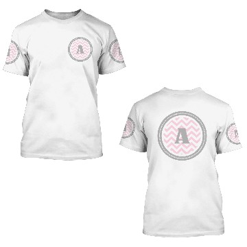 Discover Pink Chevron A 3D T Shirts