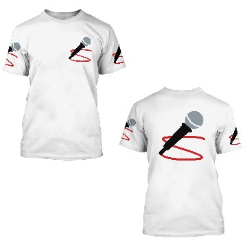 Discover microphone 3D T Shirts