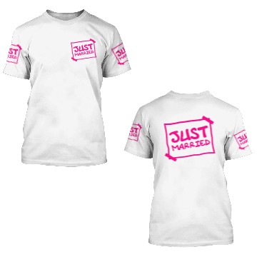 Discover Just Married Notice 3D T Shirts