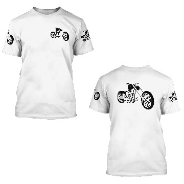 Discover Chopper - generic home build hardtail chop 3D T Shirts