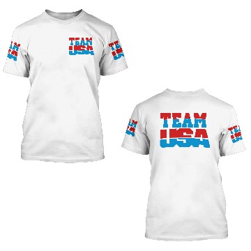 Discover TEAM USA 3D T Shirts