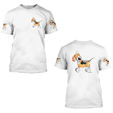 Discover Funny Beagle - Dog - Dogs 3D T Shirts