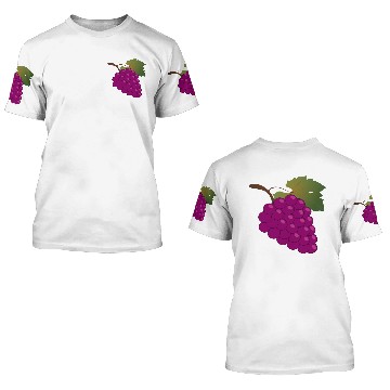 Discover grape 3D T Shirts