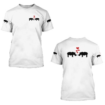 Discover Rhinos 3D T Shirts