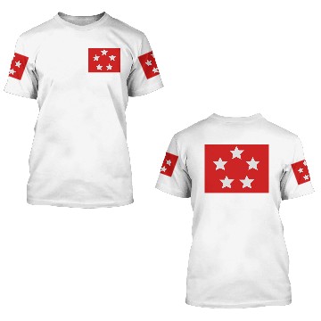 Discover Marine Corps General - Rank Flag 3D T Shirts