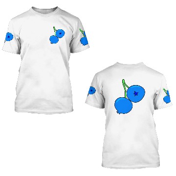 Discover Blueberry 3D T Shirts