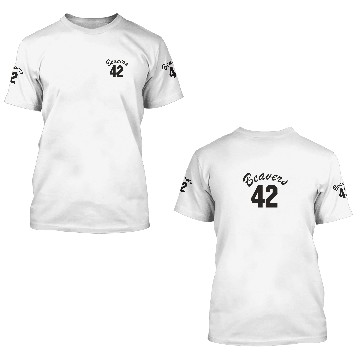 Discover Beavers number 42 3D T Shirts