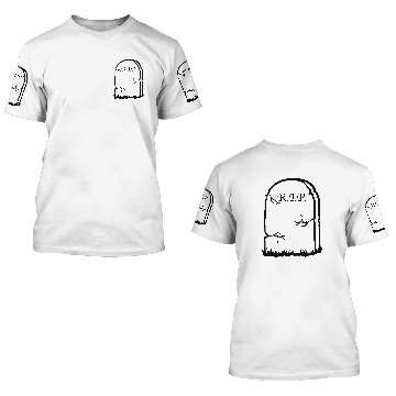 Discover tombstone R.I.P. 3D T Shirts