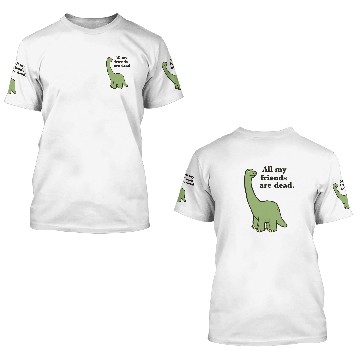 Discover Funny dark humor dinosaur 3D T Shirts