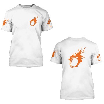 Discover american football ball flame fireball 1 3D T Shirts